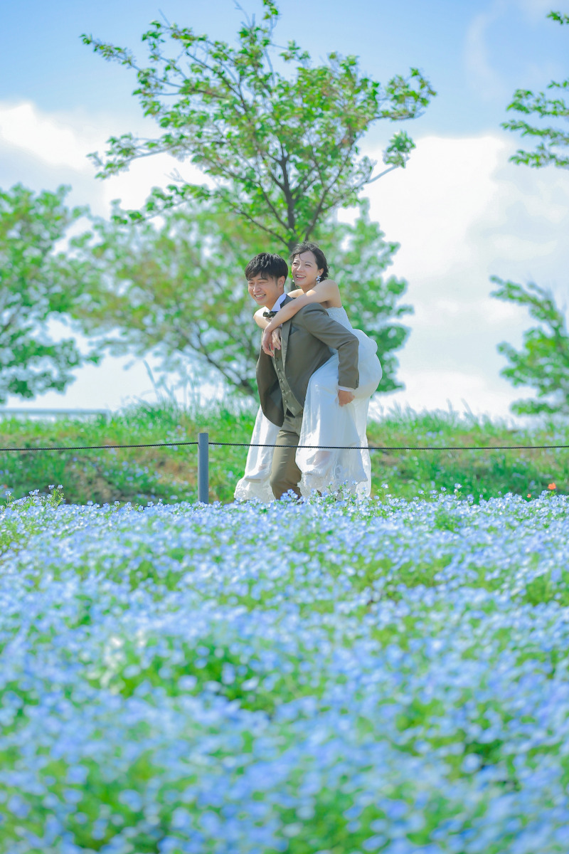 おんぶとネモフィラ