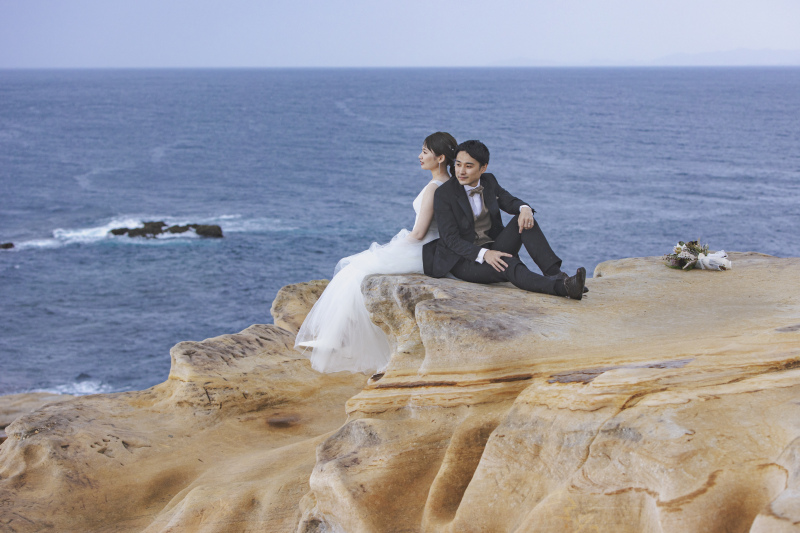 座ったショット