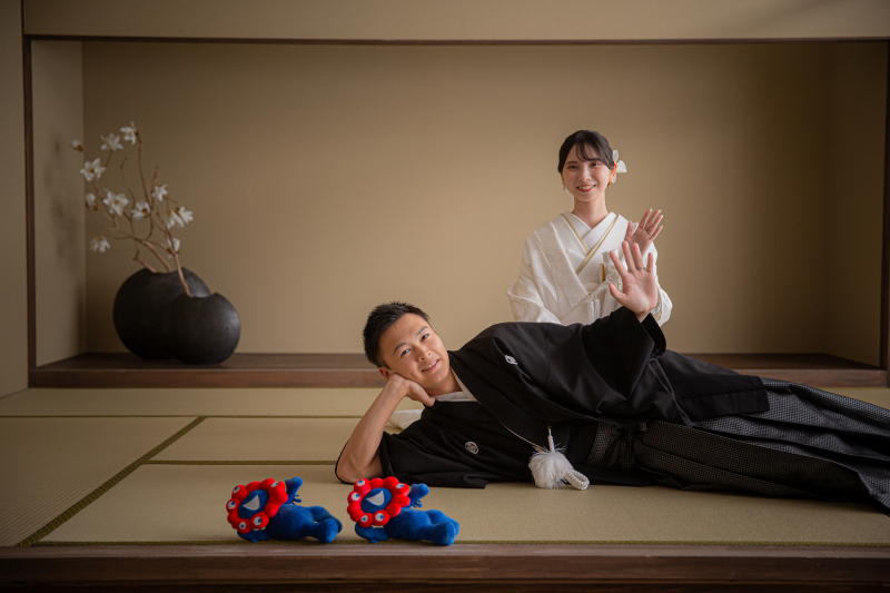 遊び心あふれるショット