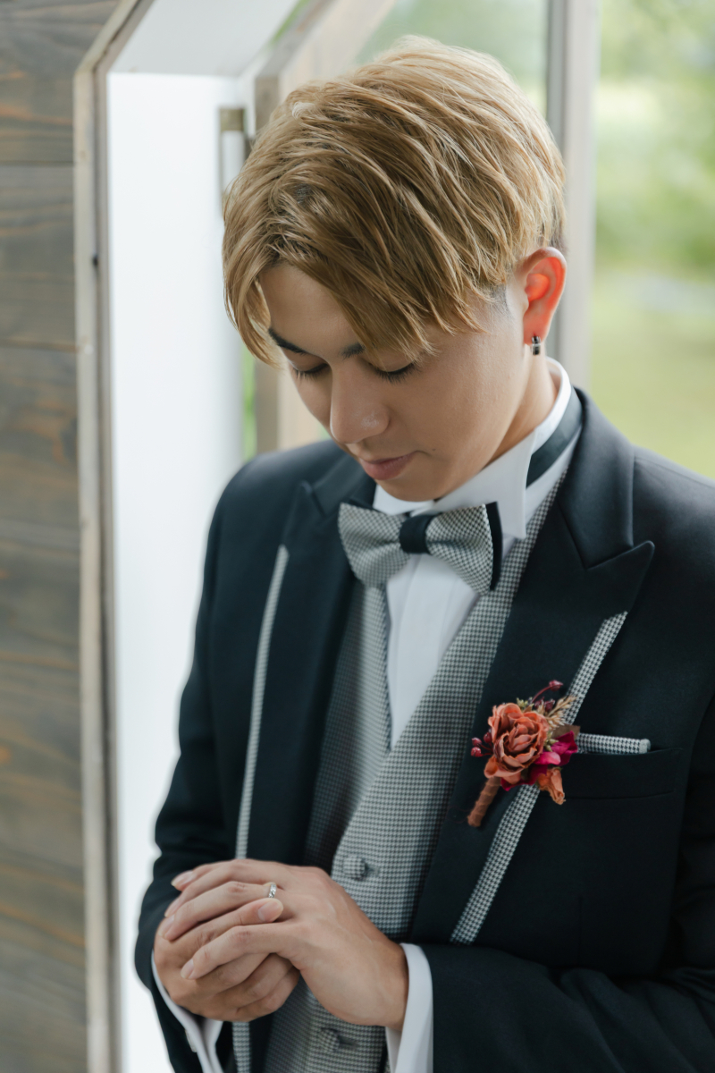 新郎様のソロショット