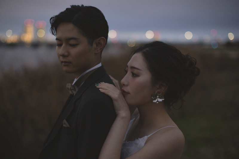 遠くの街明かりがきれい