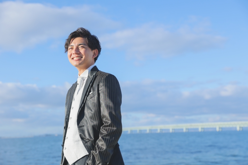 新郎ソロショット