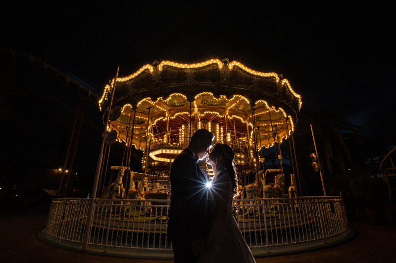 和装×洋装で叶える特別な一日〜大仙公園と光の遊園地でのロケーション撮影〜