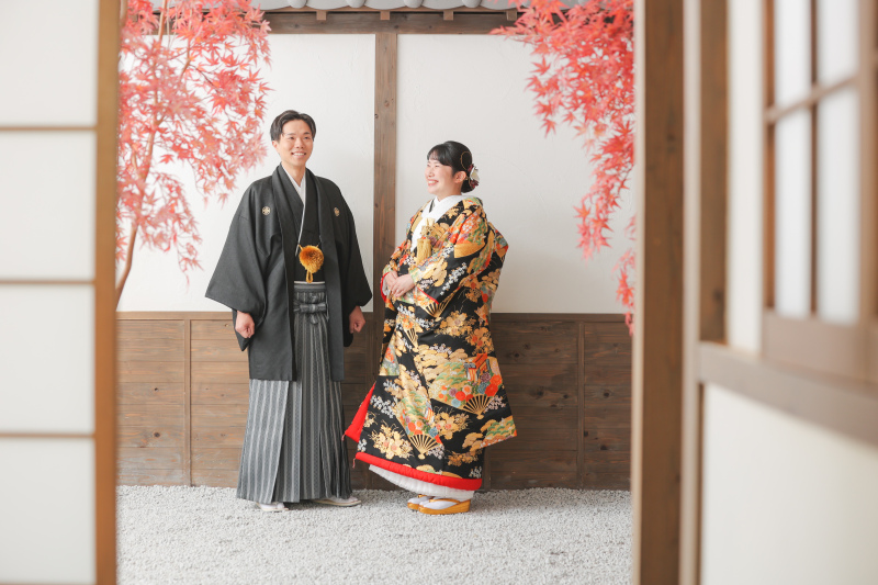 色打掛_屋内庭園スタジオ