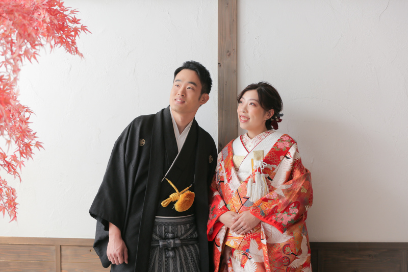 紅葉!屋内庭園スタジオ!