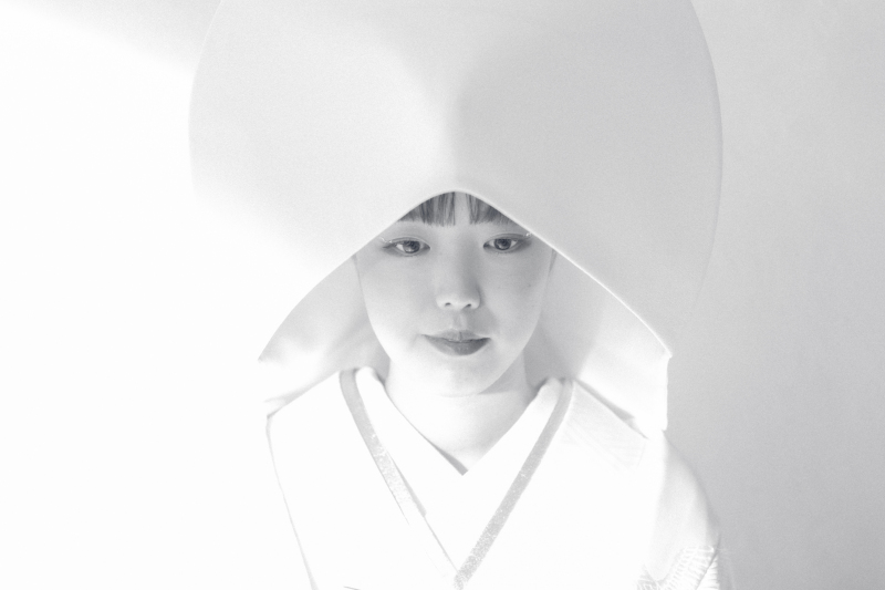 綿帽子で雰囲気を変えて〜