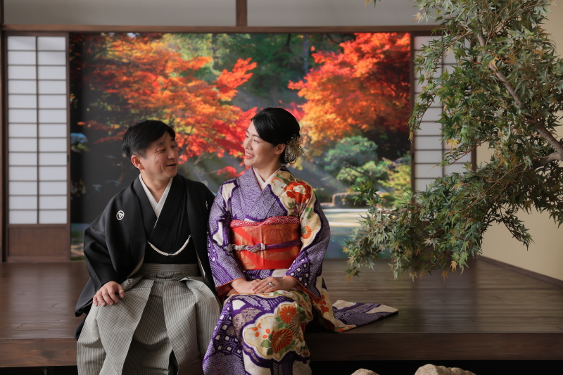 自然な表情のお二人