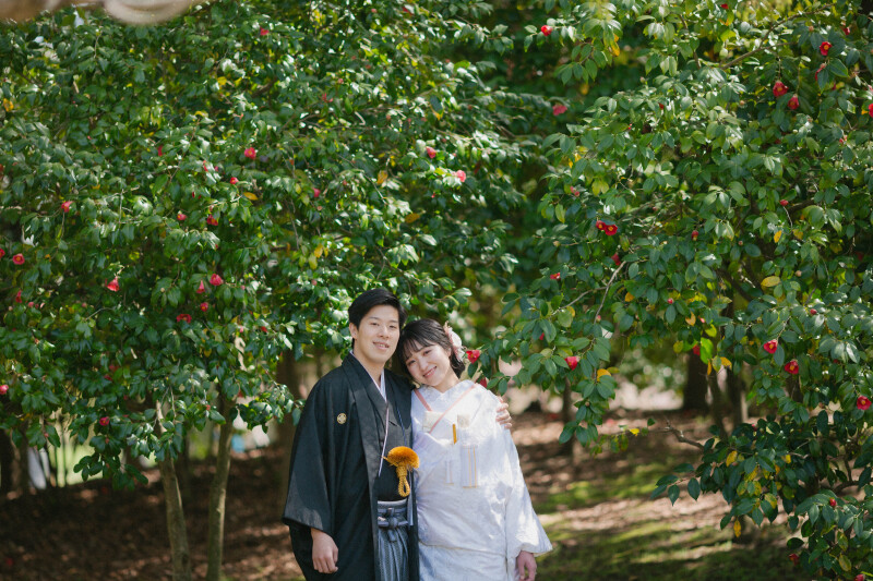 寄り添うおふたり