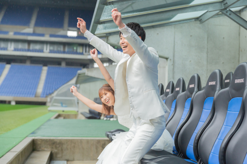 ベンチから応援!