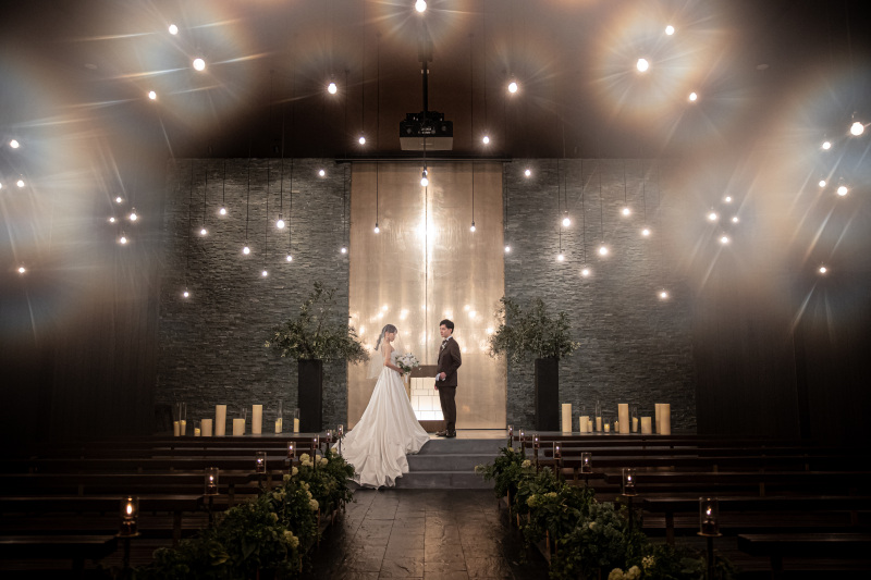 祝福の光を浴びて