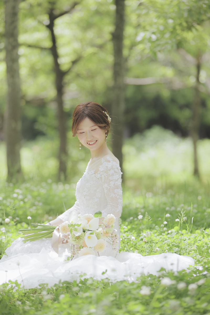 新婦様一人のショットも!
