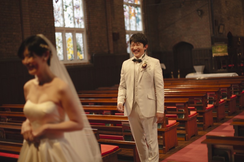 歩いてるシーン