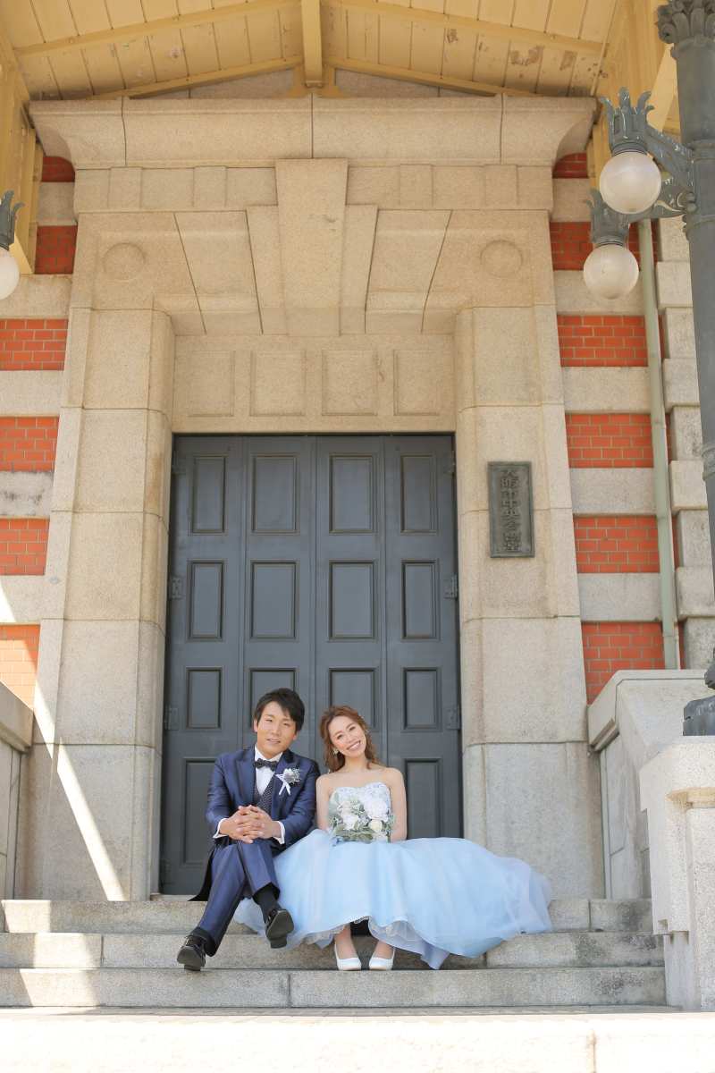 公会堂名物赤レンガ!