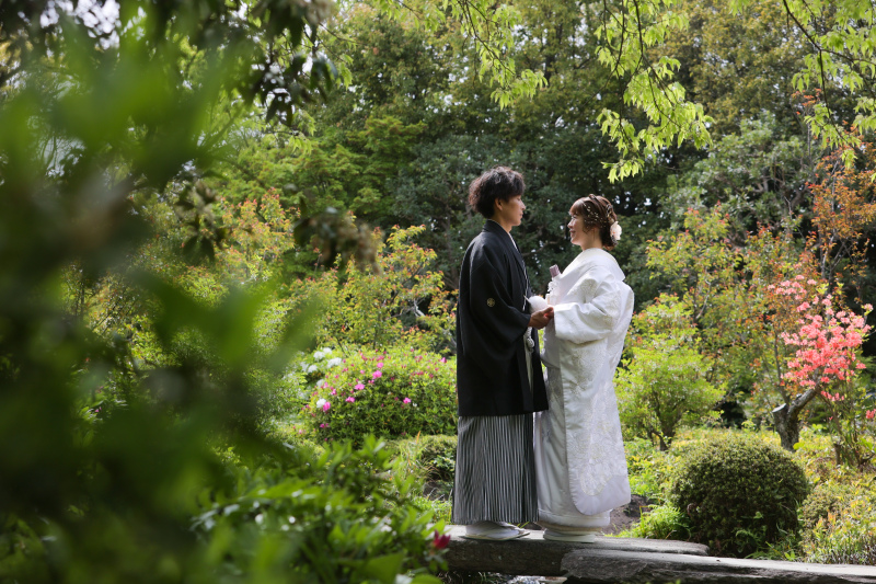 緑に囲まれながら