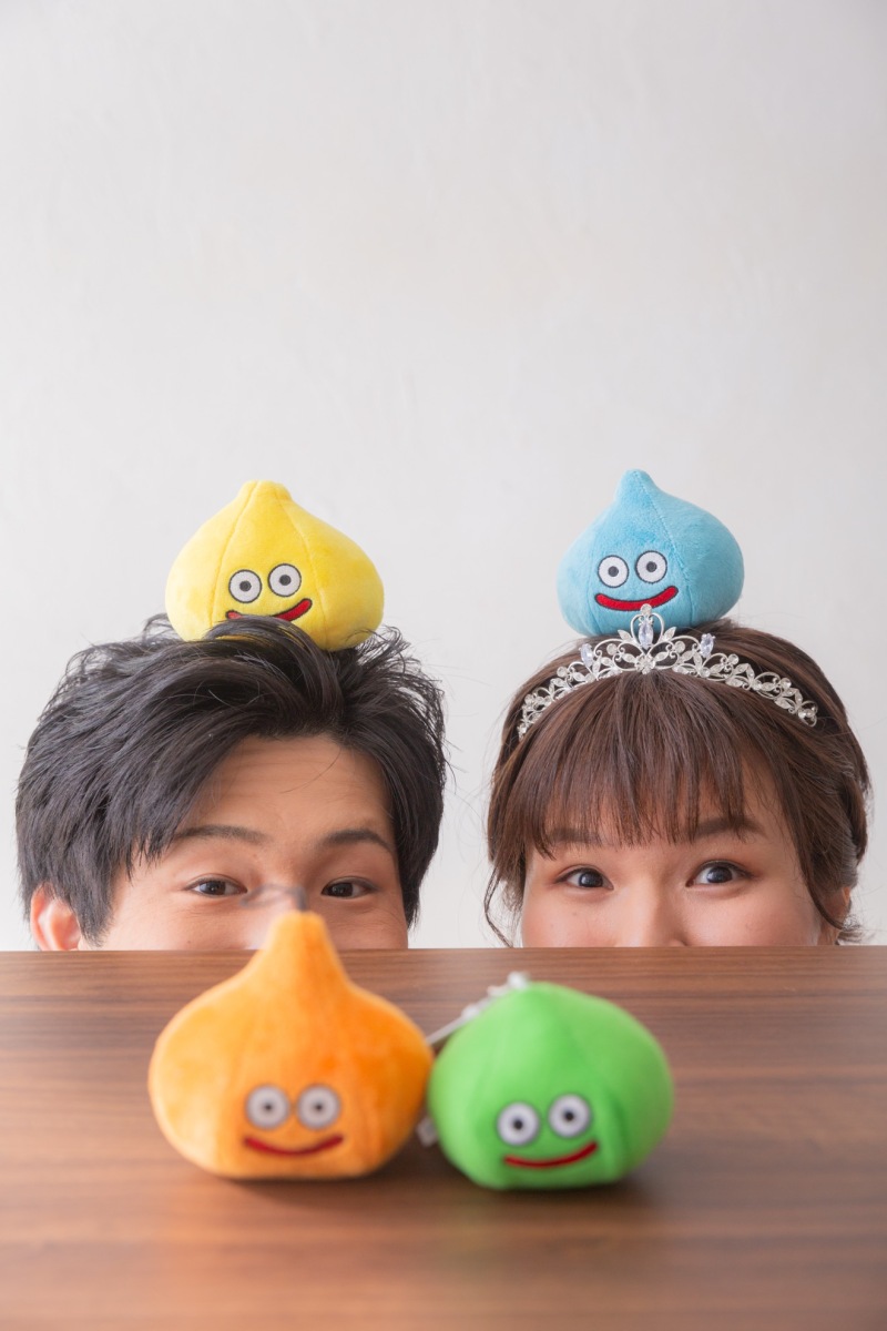 頭にちょこんとスライム