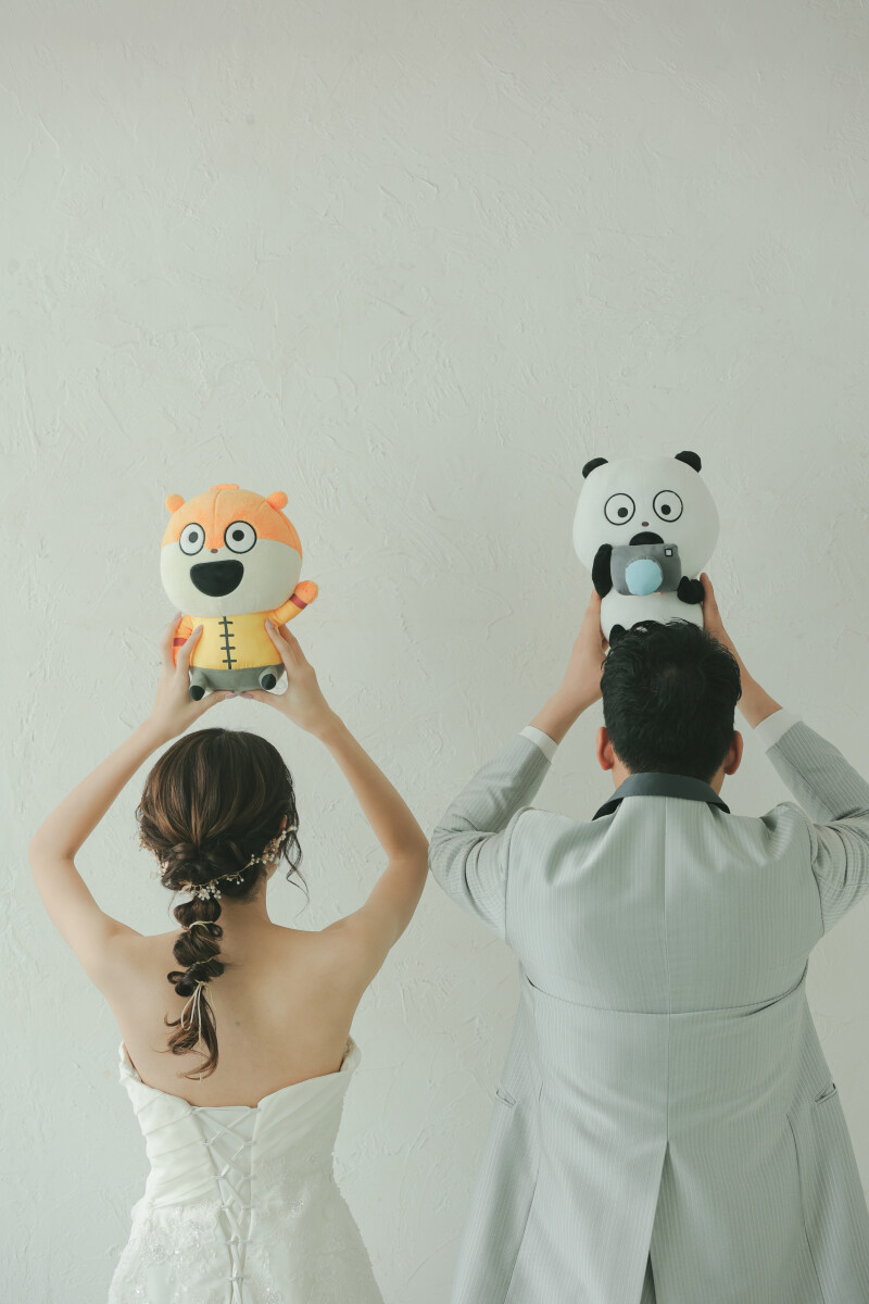 ぬいぐるみと一緒に♩