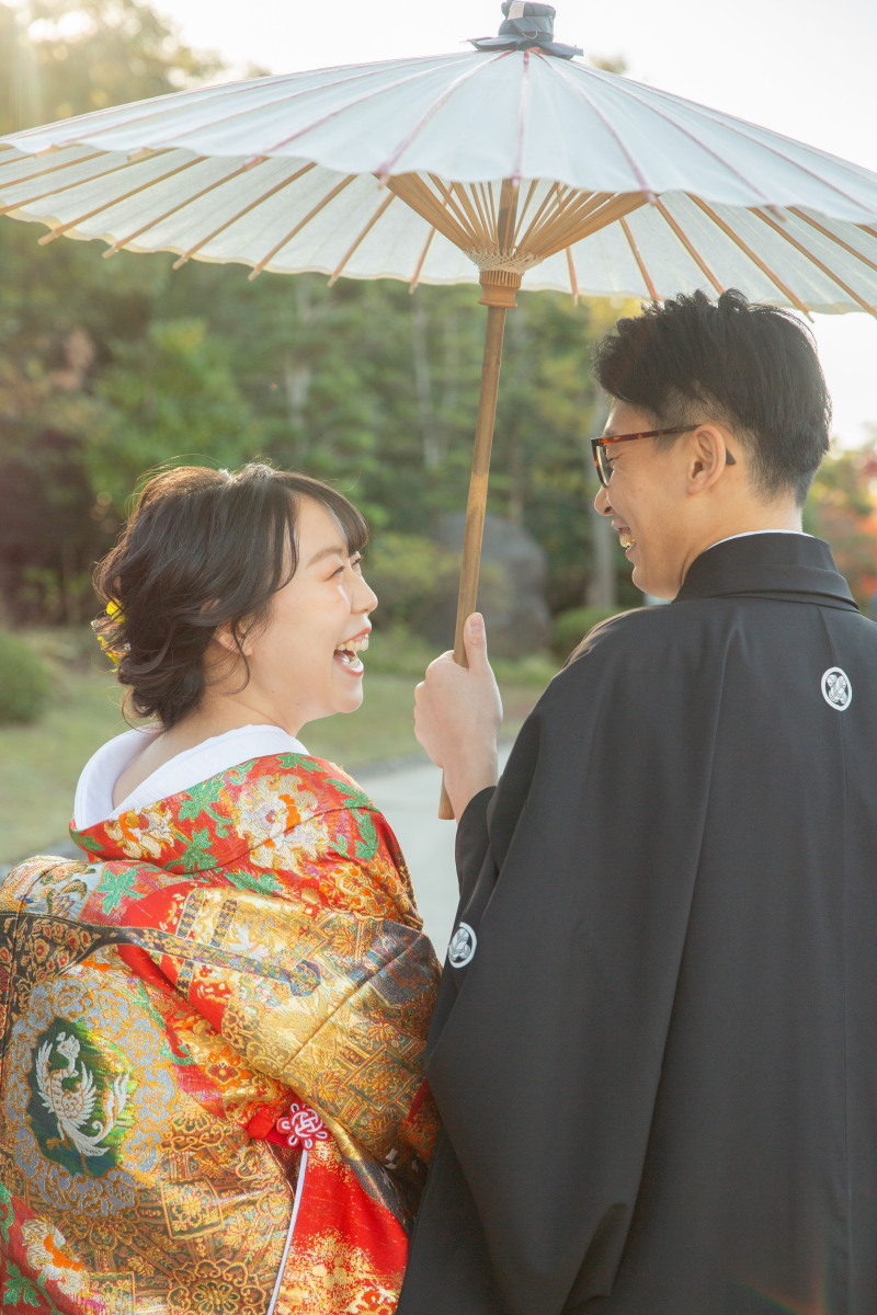 新婦様の表情