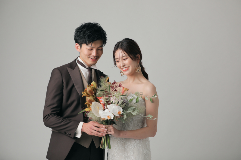 表情やブーケもしっかりと