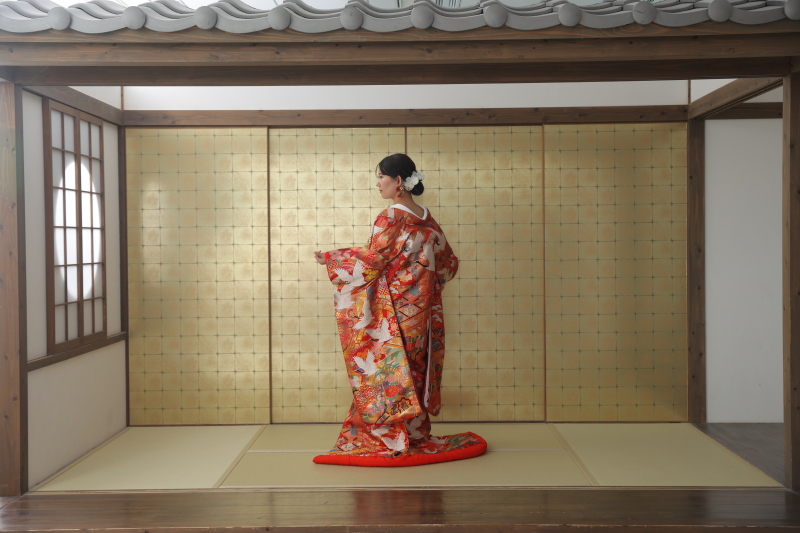 色打掛で華やかに♡