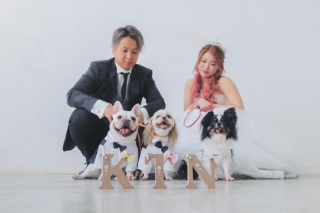 ワンちゃんと一緒に撮影もできます＾＾