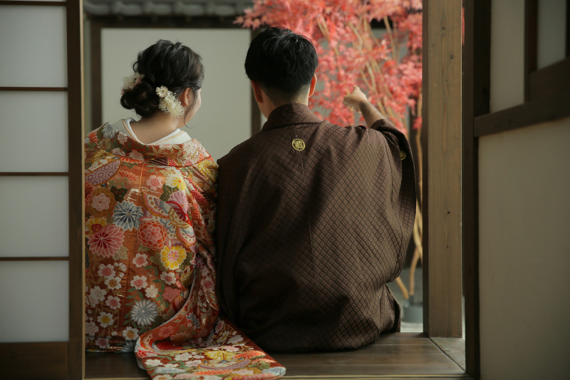 縁側に座って〜〜〜