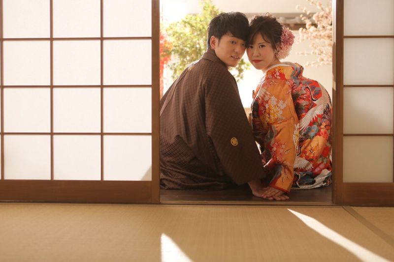 和装室内庭園！