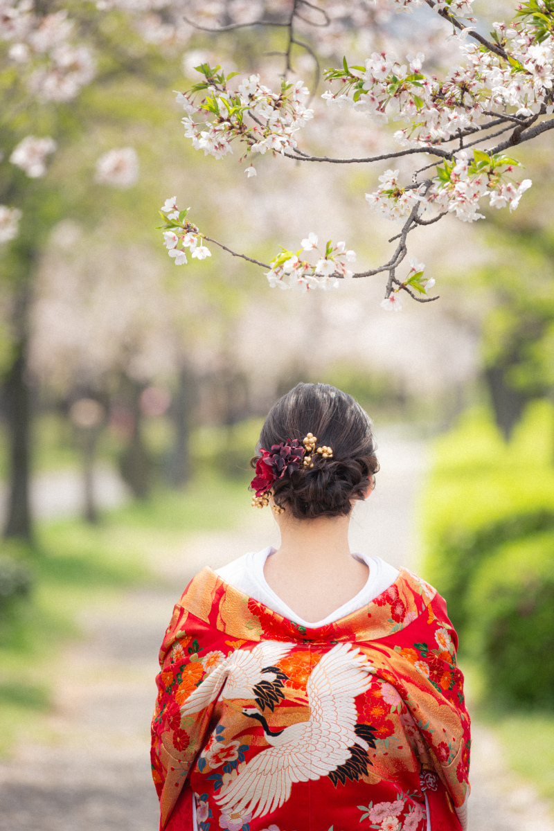 新婦様の後ろショット