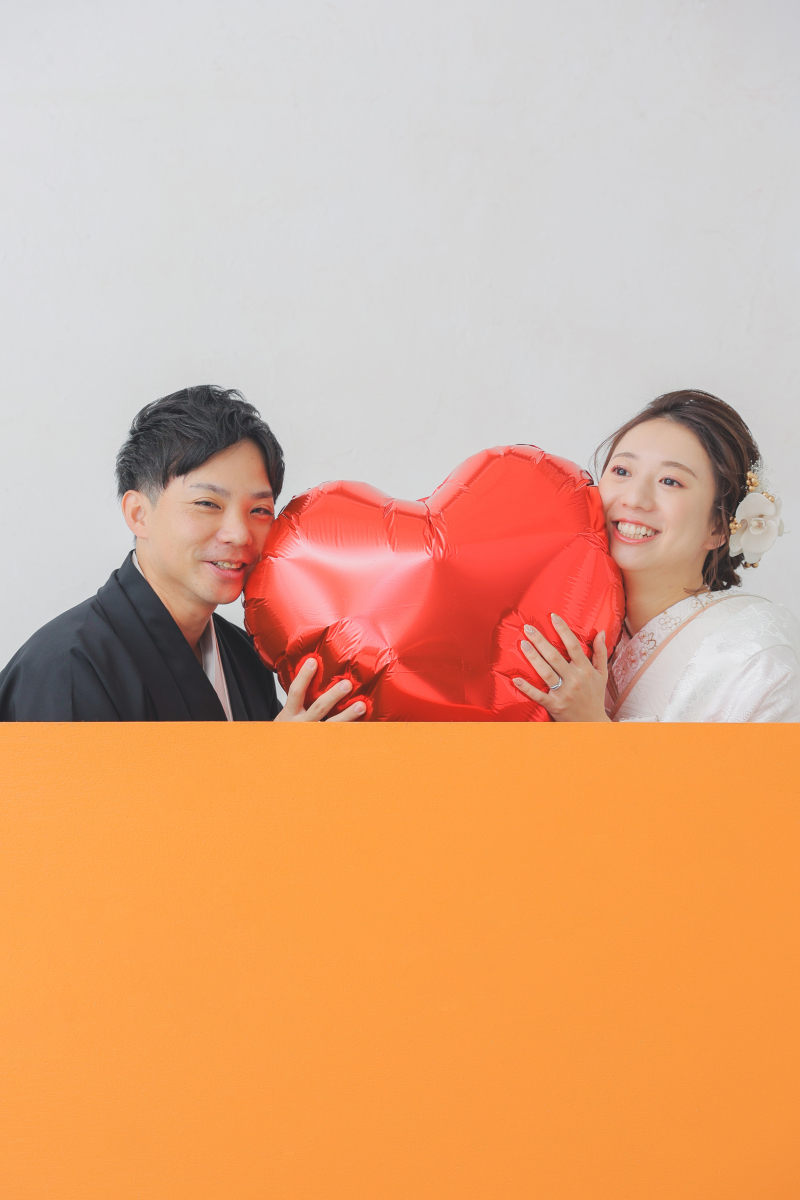 オレンジのカラーパネルも使って