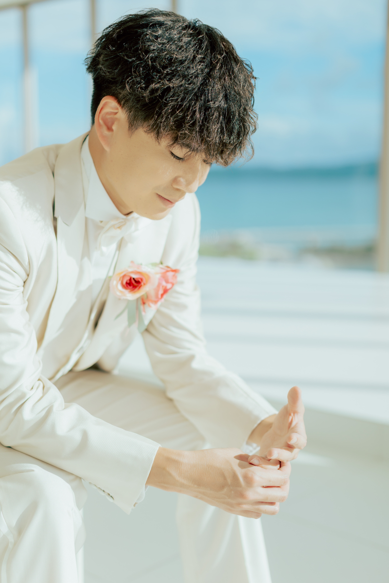 新郎様のソロショット