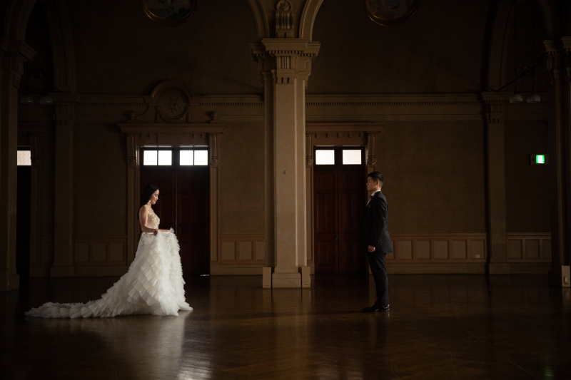 新郎様のもとまで