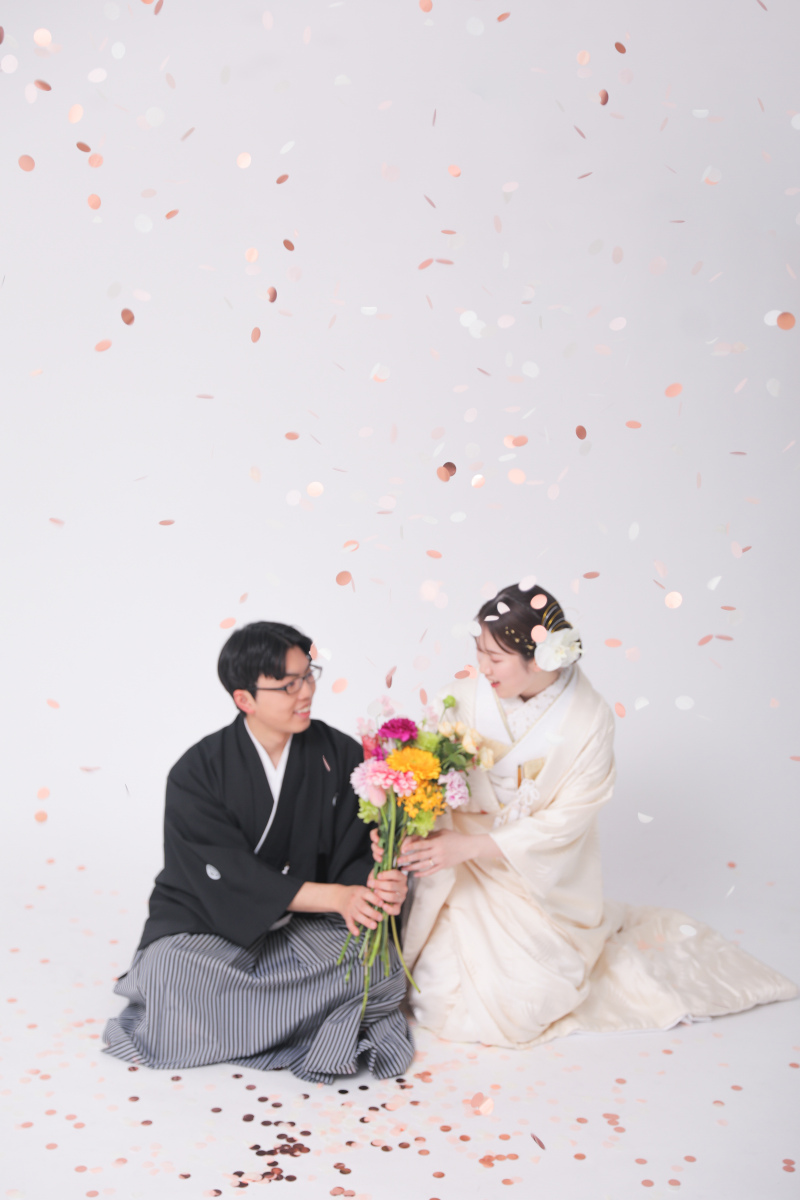 最後はコンフェッティで、、