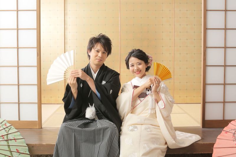 扇子をつかっておちゃめな1枚☆