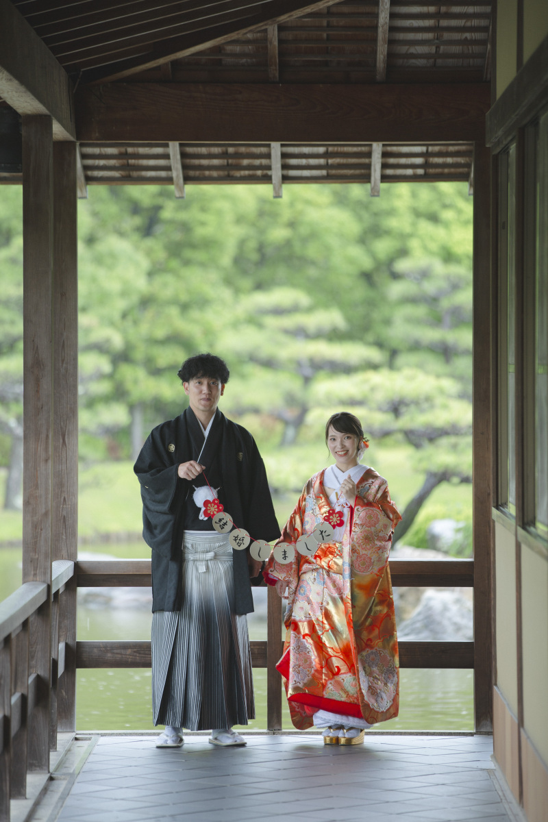 今回は、大仙公園での和装撮影について