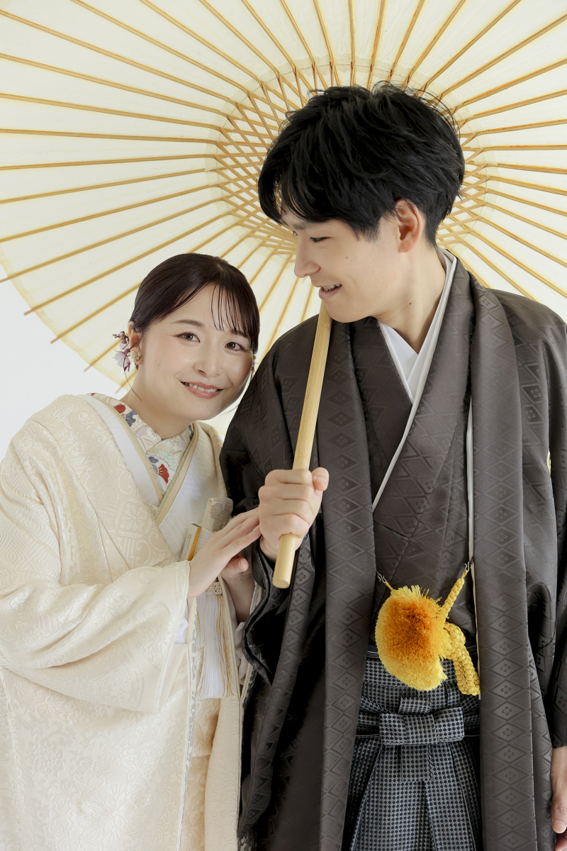 和傘ショットも