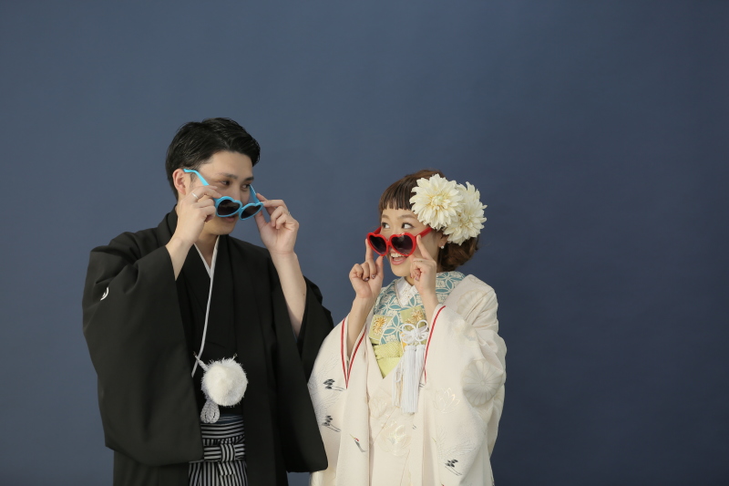 お揃いのサングラスで☆