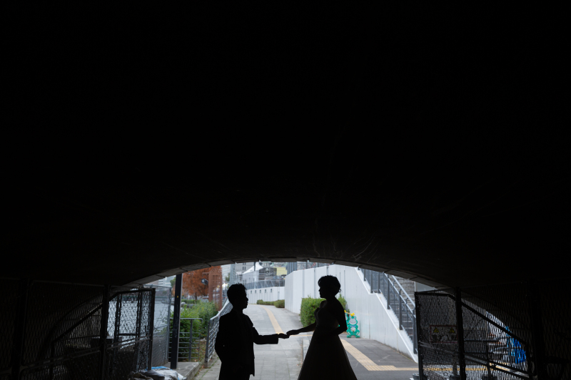 おしゃれなシルエット写真