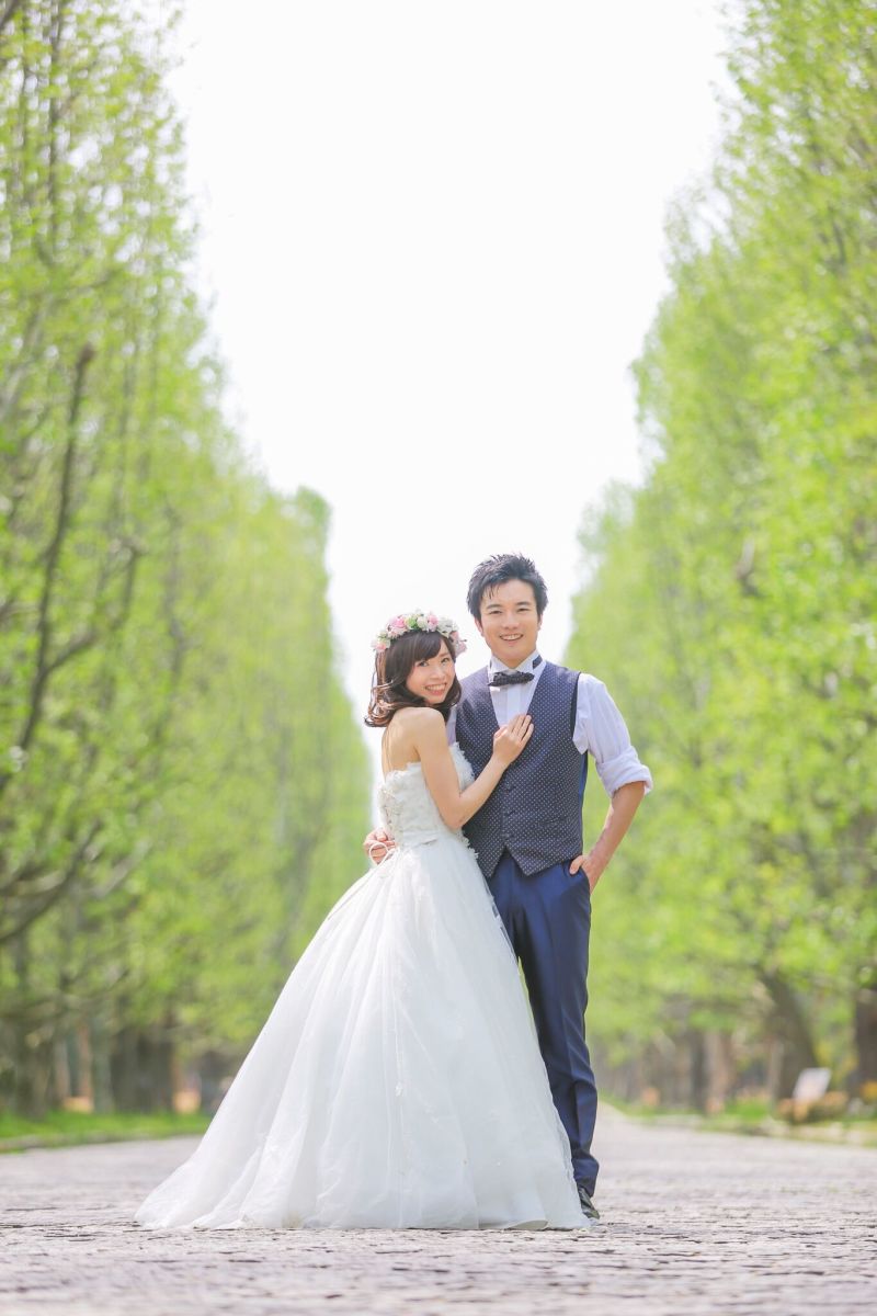 並木道で寄り添って★