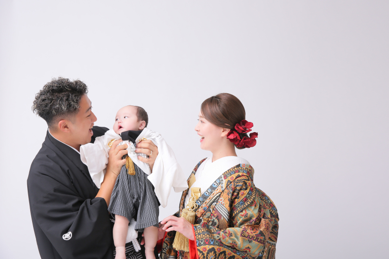 親子で仲良し撮影