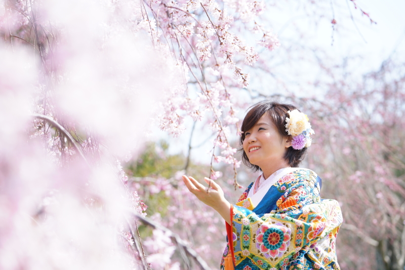 新婦様とお花♡