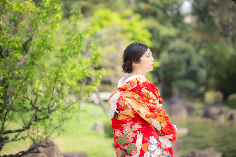 新婦様のソロショット