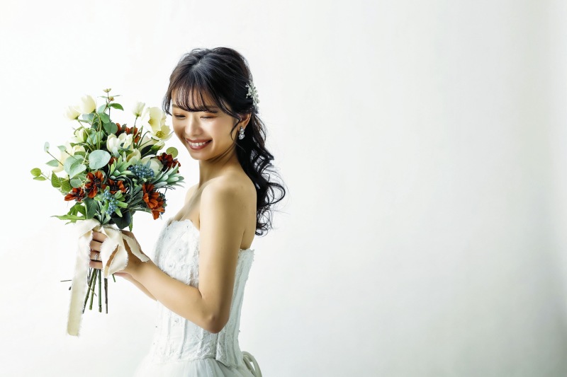 新婦様のソロショット