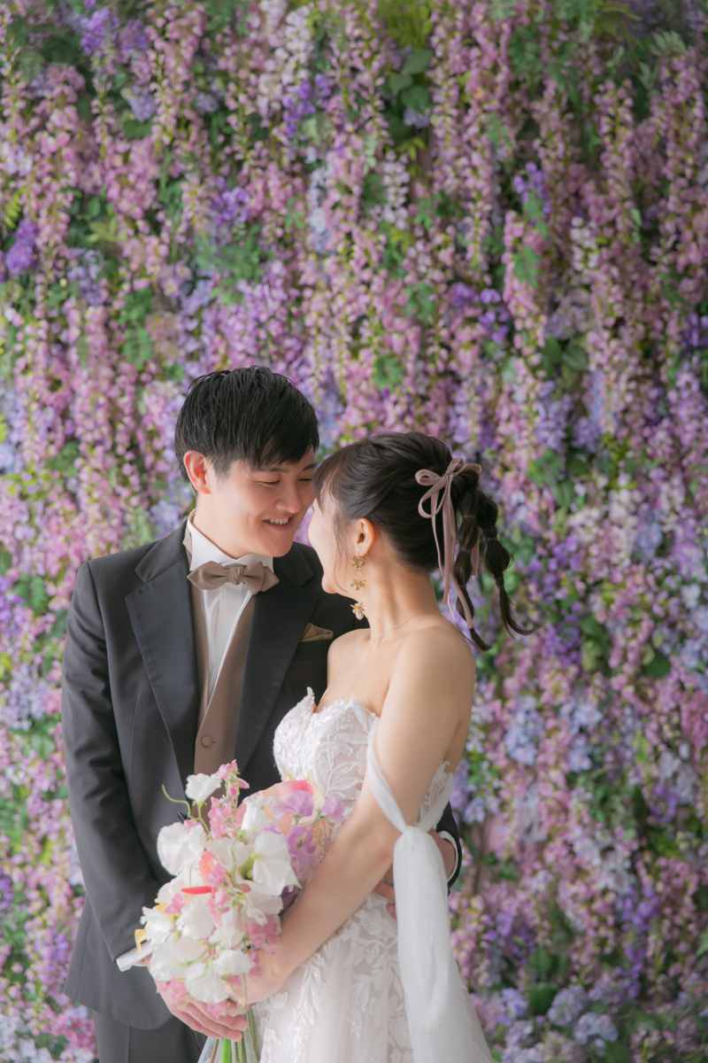 藤の花で