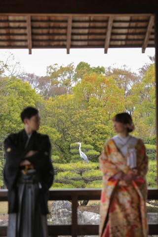 大仙公園和装洋装ロケーション