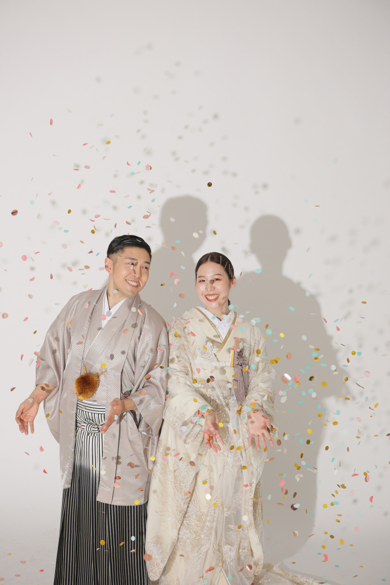 和装バージョンのコンフェティ