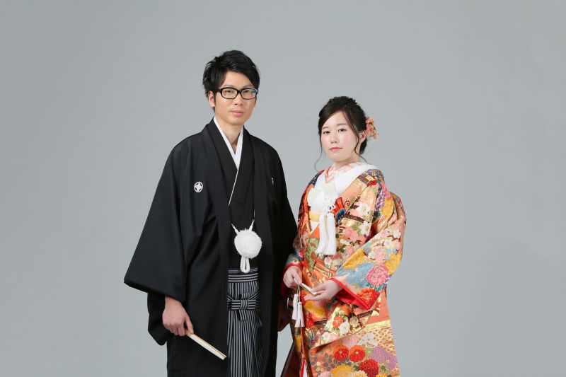 華やかな色打掛☆