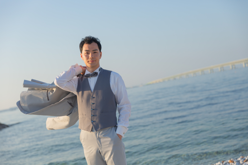 新郎様のソロショット