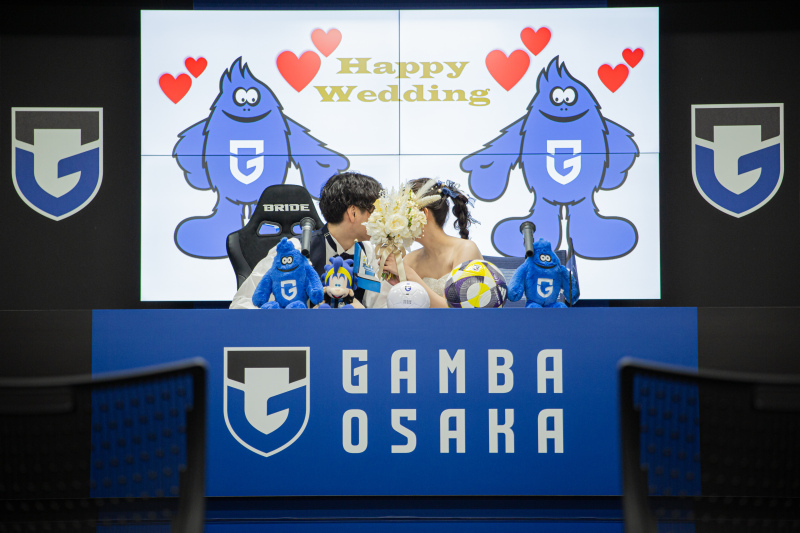 ガンバファンのおふたりの前撮り♡