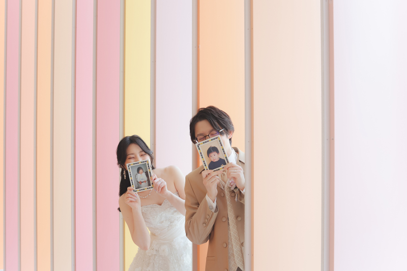 小さい頃の写真を持って