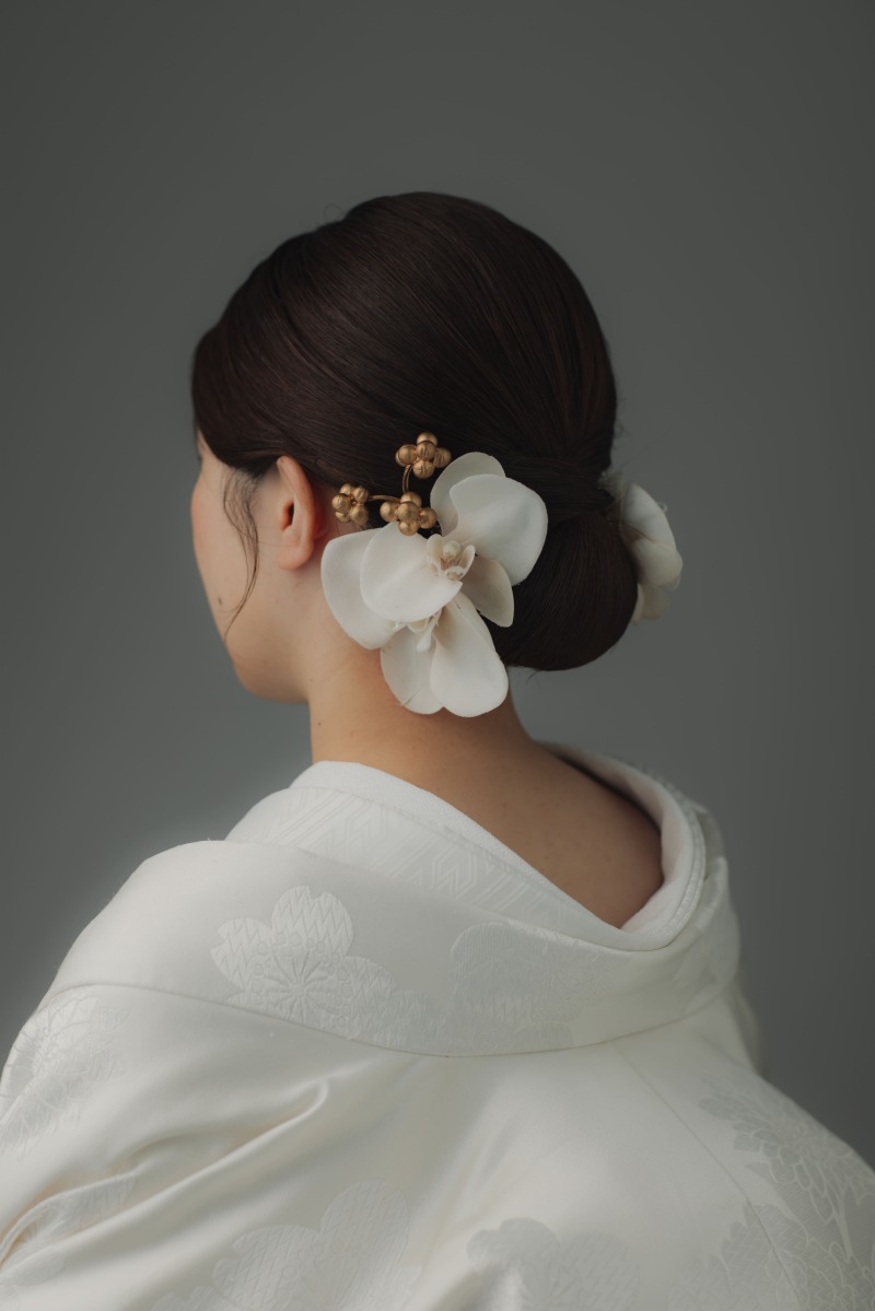 こだわりのヘアスタイルも…