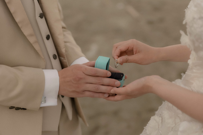 指輪のお手元ショット♡